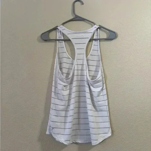 ZYIA White Striped Women's Tank Top - Picture 3 of 3